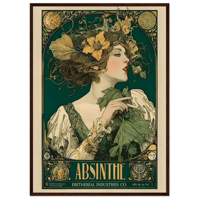 L’Absinthe d’Ombre - Poster & Framed Print