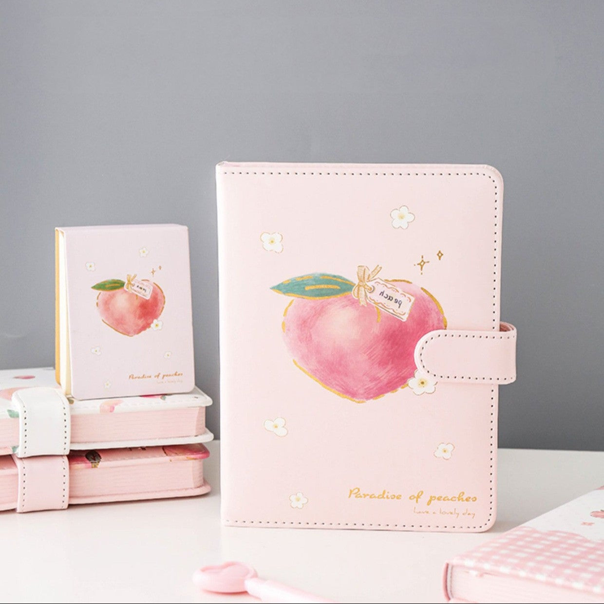Cute Hardcover Notebook for Girls – A5 Literary Journal with Imitation Leather Cover
