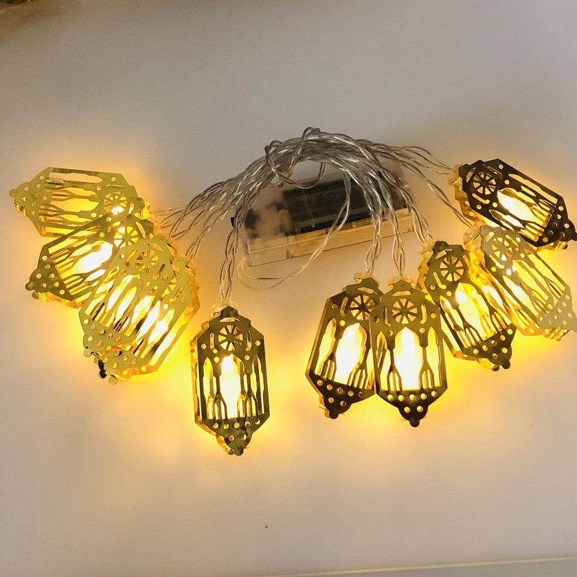 Ramadan Decoration For Diwali Festival Of Eurban Eid Mubarak String Light