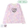 西松屋 ELFINDOLL タイダイ風ハートロゴ長袖Tシャツ正規品