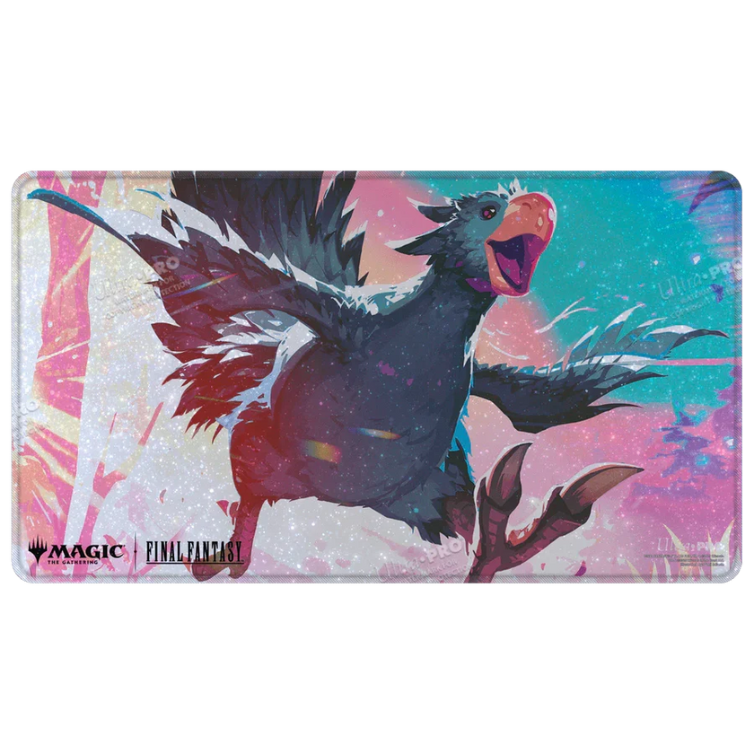 Magic: The Gathering - Final Fantasy -Traveling Chocobo Black Playmat: Holofoil