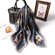 Women's Decorative Silk-Style Square Scarf 70x70cm – 15 Prints Canada USA