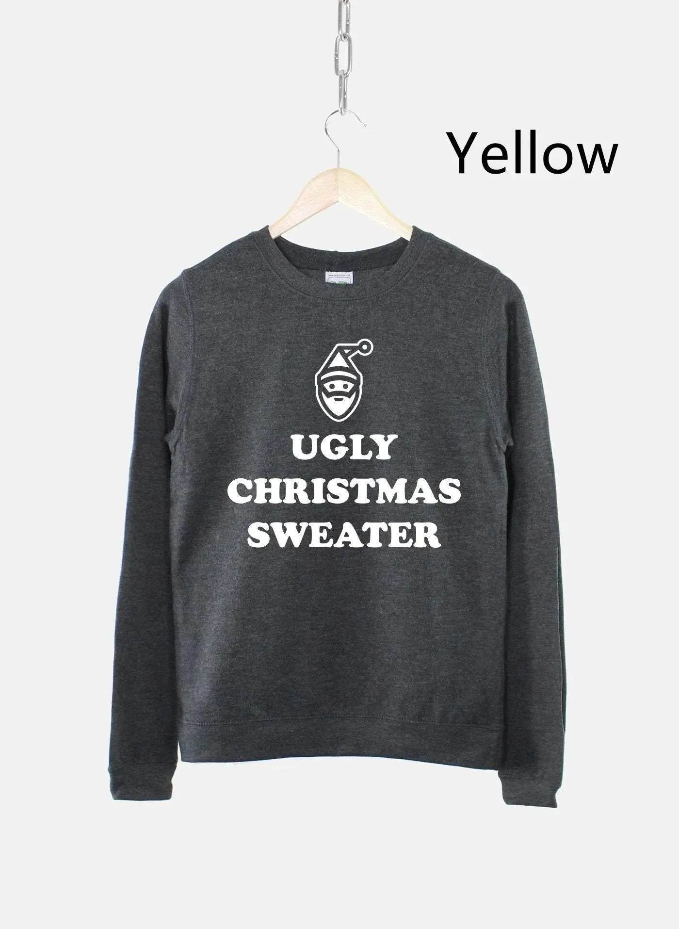 Women's Ugly Christmas Sweater Sweatshirt Bah Humbug Funny