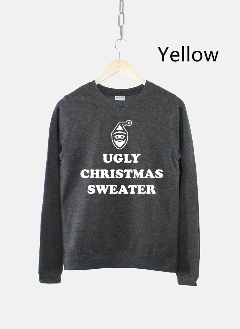 Women's Ugly Christmas Sweater Sweatshirt Bah Humbug Funny