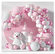 104-Piece Pink & White Balloon Garland Arch Kit – Wedding, Birthday & Baby Shower Party Decoration Set