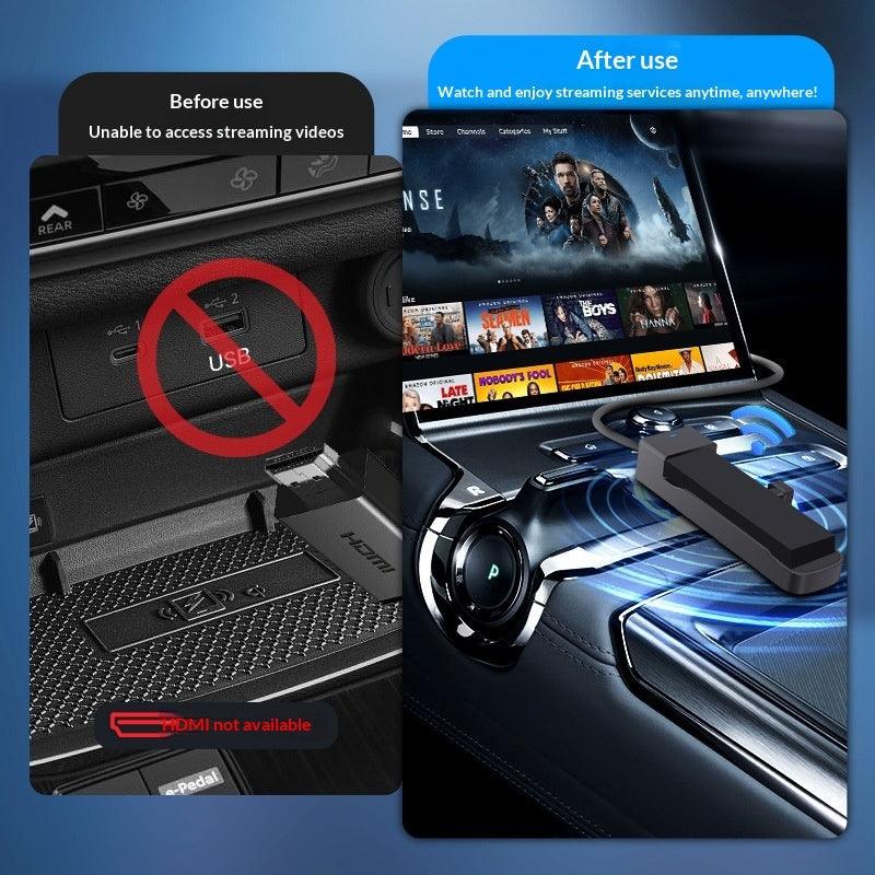 FireDrive Link Car TV Adapter – HDMI Upgrade for Wired CarPlay Vehicles