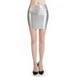 Fashion Hot Girl Hip Mini Faux Leather skirt