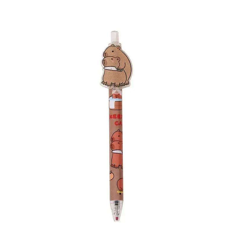 48 Pcs Cartoon Bear Acrylic Paster Pressing Pen School Supplies Gel Pen