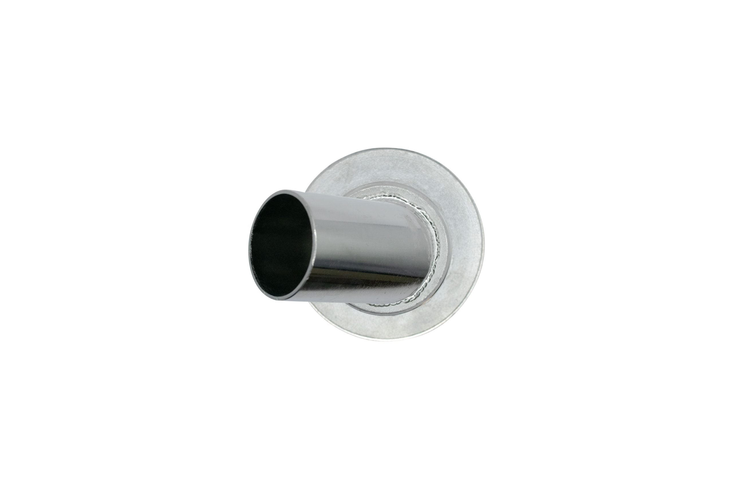 Thru Hull Fitting, 38 mm, 90° Base, Angled Connector, Boltless