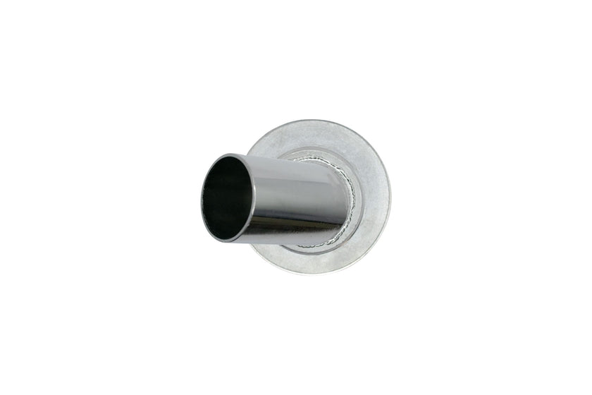 Thru Hull Fitting, 38 mm, 90° Base, Angled Connector, Boltless