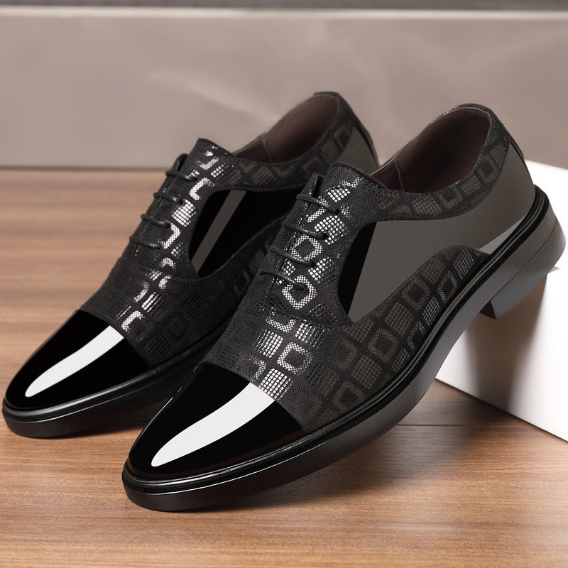 Men's Business PU Leather Shoes - Breathable Dress Shoes for Men Canada USA