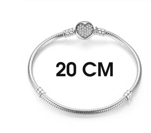 S925 Silver Fashion Bracelet – Smooth Cufflinks Basic Chain Bracelet (11 Styles)