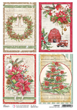 Rice Paper A4 Piuma Christmas Vibes Cards