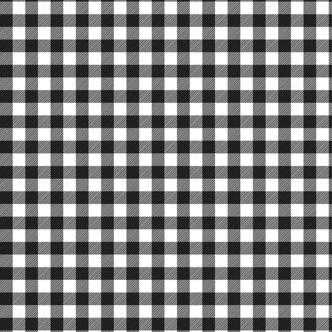 Wilmington Prints' Essentials - Buffalo Check - White/Black