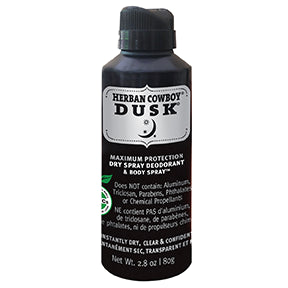 Herban Cowboy - Dry Deodorant & Body Spray Dusk (80g)