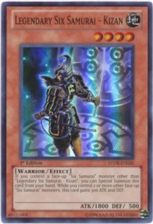 Legendary Six Samurai - Kizan (STOR-EN020) - Storm of Ragnarok 1st Edition