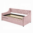 Hague Tufted Daybed w/Trundle - Pink