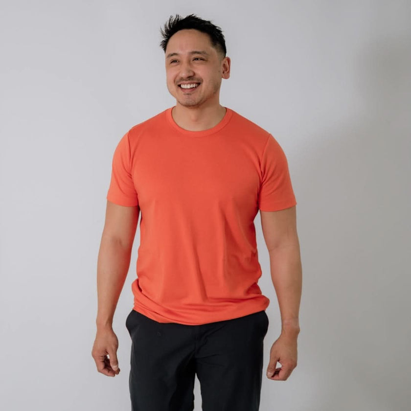 Adult Unisex/Men's Bamboo T-Shirt | Cream