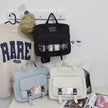 Lightweight College Soft Girl Tote Backpack Laptop Bag