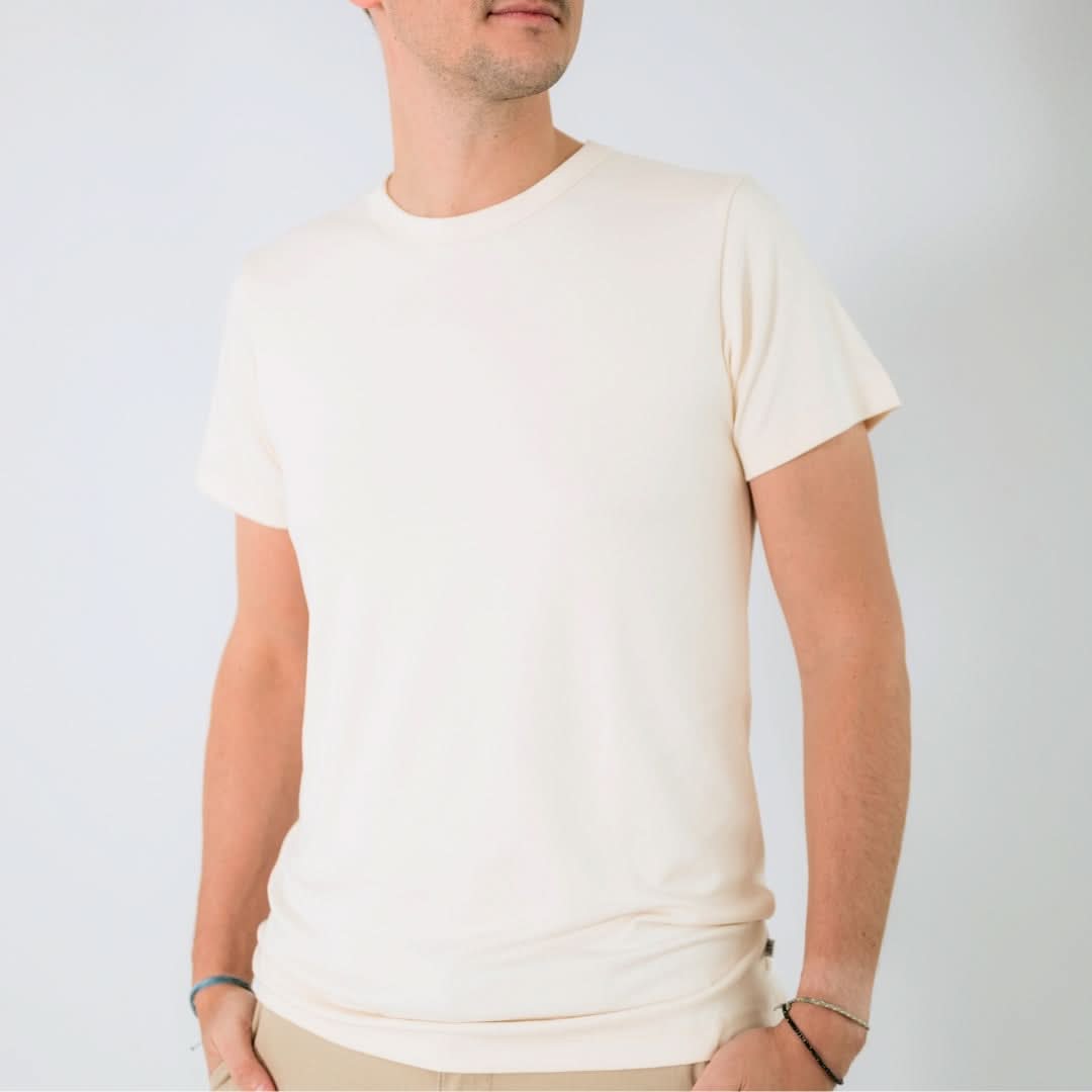 Adult Unisex/Men's Bamboo T-Shirt | Tangerine Crush