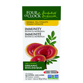 Four O'Clock - Immunity Reishi&Moringa Herbal Tea (20bg)