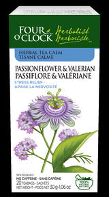 Four O'Clock - Passionflower & Valerian Herbal Tea (20bg)