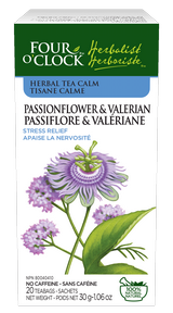 Four O'Clock - Passionflower & Valerian Herbal Tea (20bg)