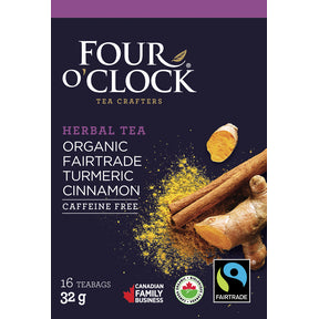 Four O'Clock - Turmeric Cinnamon Tea (16bg)