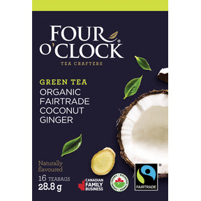 Four O'Clock - Coconut Ginger Tea (16bg)