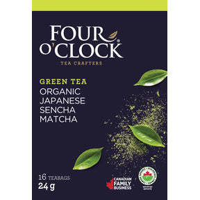 Four O'Clock - Sencha Matcha Tea (16bg)