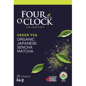 Four O'Clock - Sencha Matcha Tea (16bg)