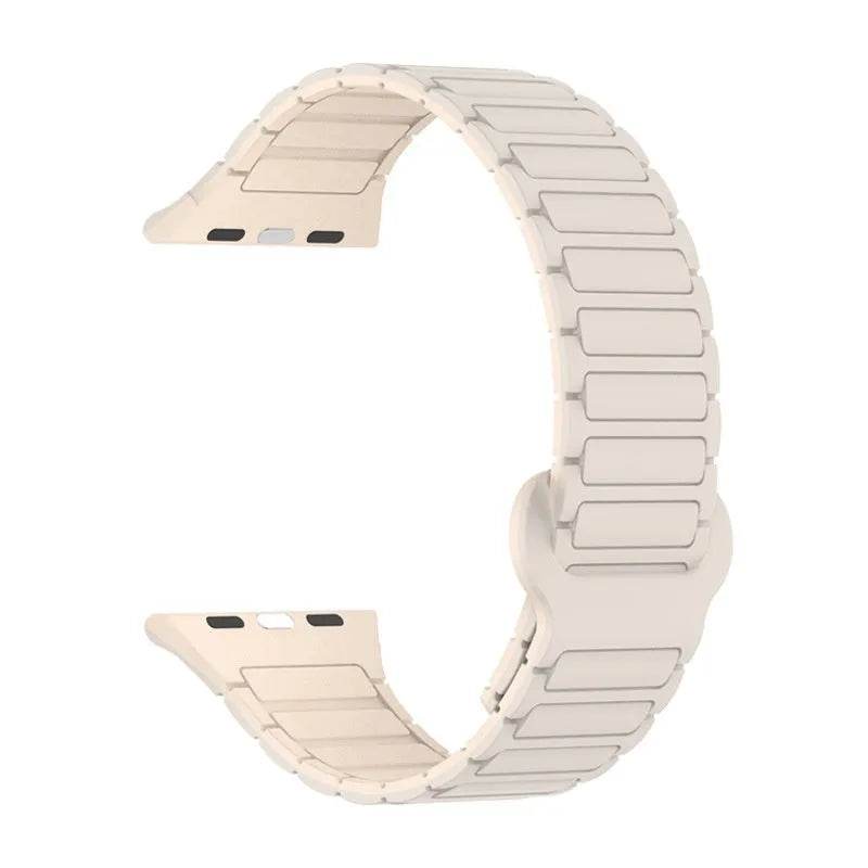 Iwatch Three-plant Silicone Two-color Watch Strap