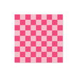 Bonjour Fête - PINK SIGNATURE CHECkER LARGE NAPKINS