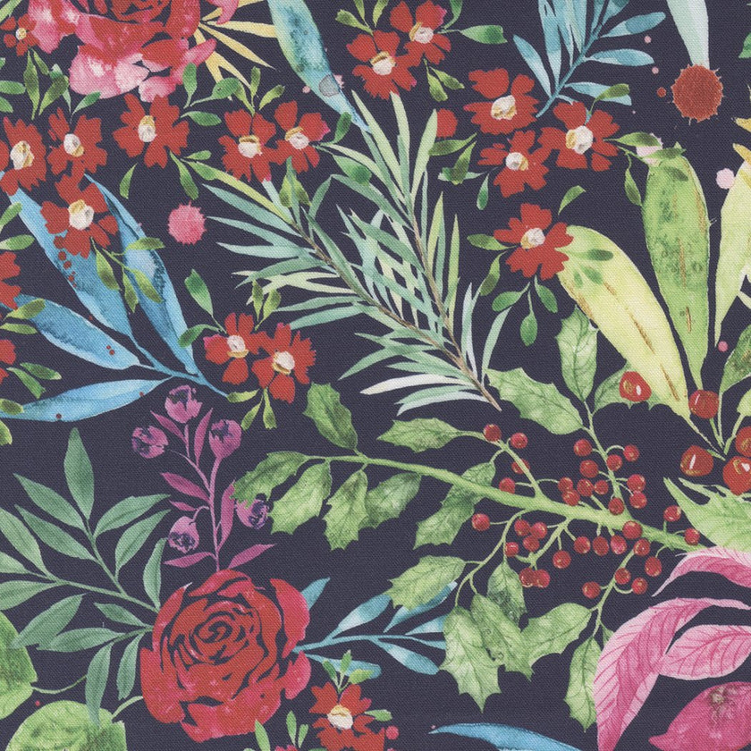 Comfort & Joy by Laura Muir of Create Joy Project for Moda - Midnight All The Trimmings