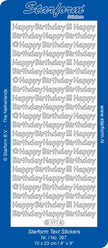Deco Stickers - Happy Birthday