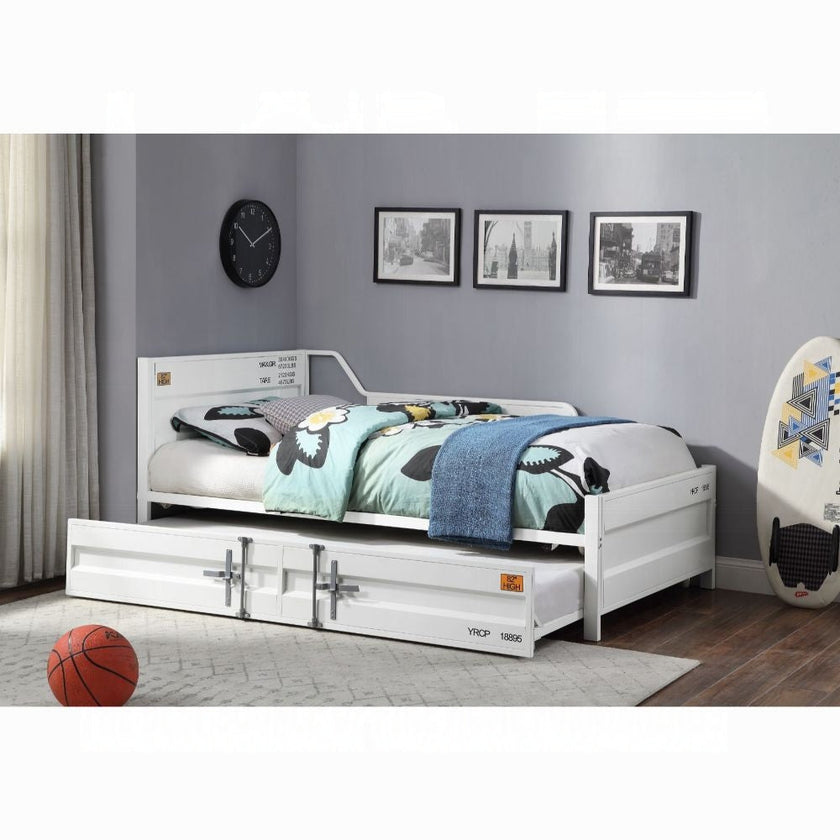 Kamotsu Daybed w/Trundle - White