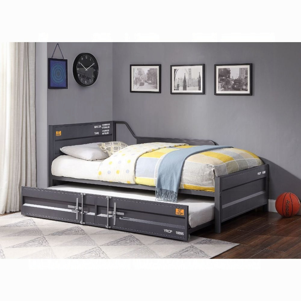 Kamotsu Daybed w/Trundle - Gunmetal Grey