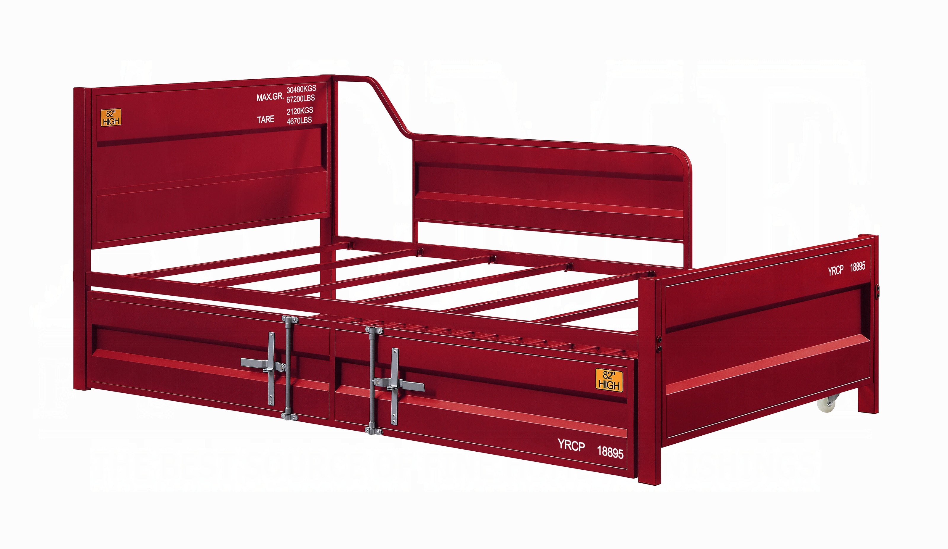 Kamotsu Daybed w/Trundle - Red