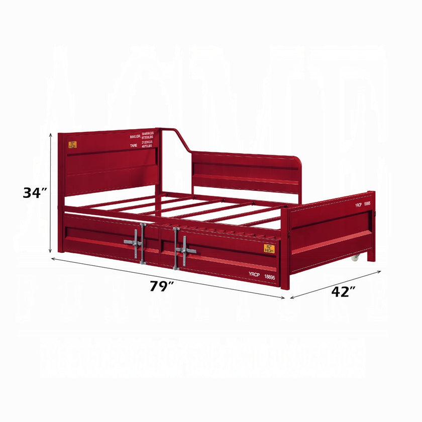 Kamotsu Daybed w/Trundle - Red