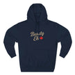 Beauty Eh Canadian Hoodie - Maple Leaf Pride Pullover Sweatshirt - Womens Canada Day Apparel - Cozy Fleece Lined Hooded Sweatshirt