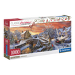 Clementoni - PZ1000: PANORAMA - CHRISTMAS OVER THE BRIDGE