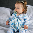 Attache-suce bleuets en mousseline de bambou
