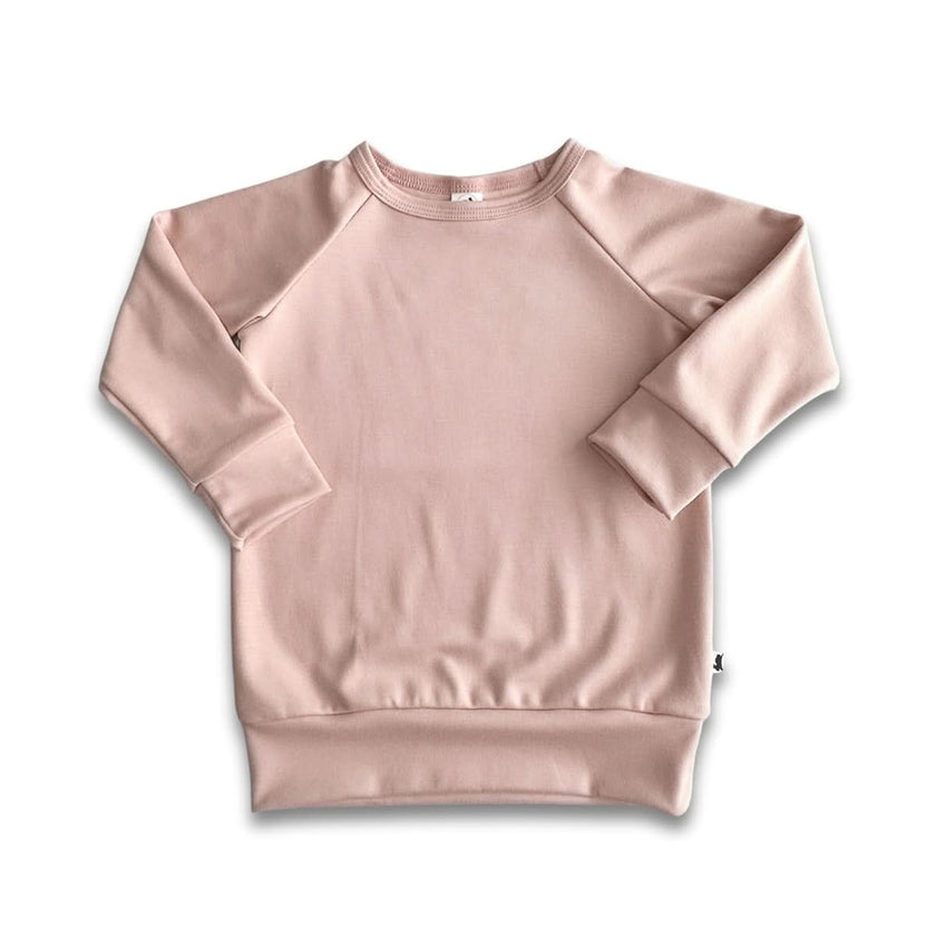 Youth Bamboo Raglan Pullover | Doeskin
