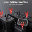 VEVOR Smart Battery Charger, 8-Amp, LiFePO4 Lead-Acid Car Battery Charger, Fully-Automatic Charger Maintainer Desulfator For Boat Motorcycle Lawn Mower Golf Cart Marine Deep Cycle
