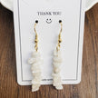Handmade DIY Natural Crystal Stone Beaded Earrings