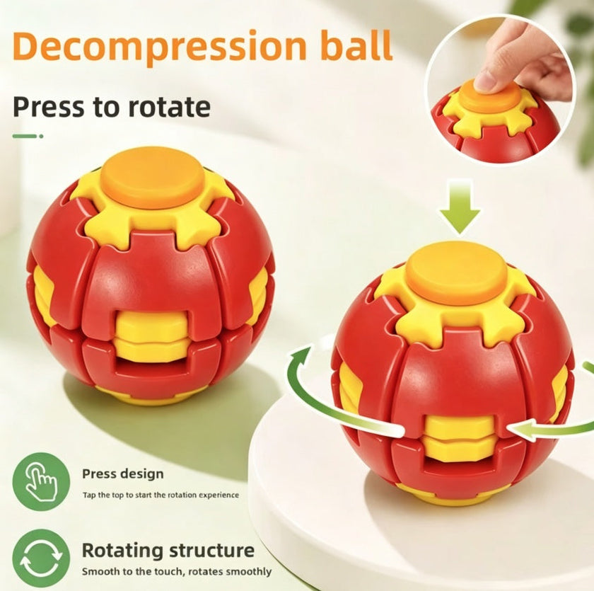 HelixCore 3D Printed Spiral Fidget Ball – Stress Relief Finger Spinner Toy | Canada & USA