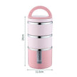 Portable Minimalist Stainless Steel Thermal Insulated Lunch Container