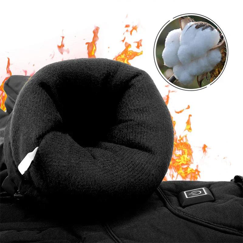 Motorbike Heated Gloves – Electric Touch Screen Winter Riding Gloves