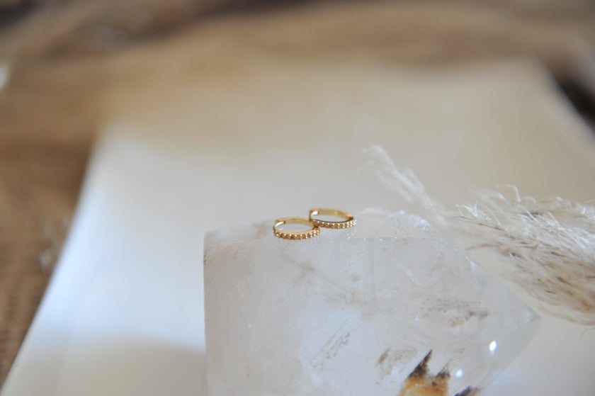 Grace Huggie Hoops