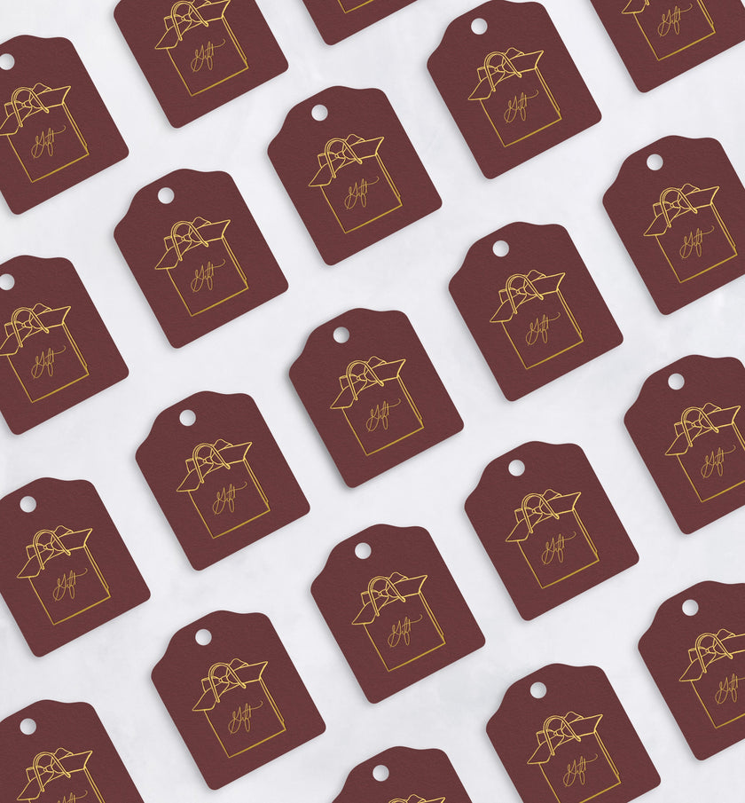 Luxury Foil-Pressed Gift Tags